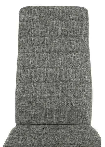 Scaun COLETA NOVA, gri deschis/fag, textil/metal, 41x49x96 cm