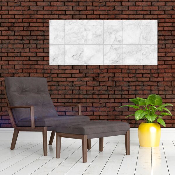 Tablou - Plăci de marmură (120x50 cm)
