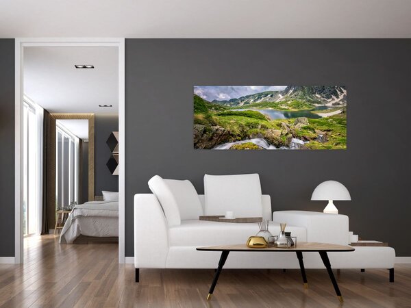 Tablou - Vedere la Muntele Rila (120x50 cm)