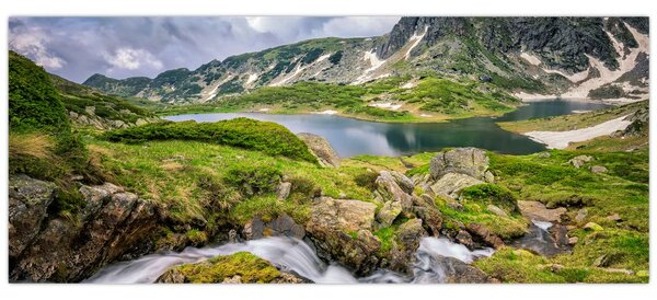 Tablou - Vedere la Muntele Rila (120x50 cm)