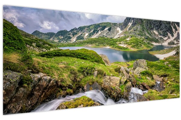 Tablou - Vedere la Muntele Rila (120x50 cm)