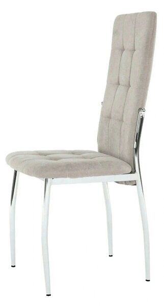 Scaun ADORA NEW, bej, stofa clasica/metal, 42x51x99 cm