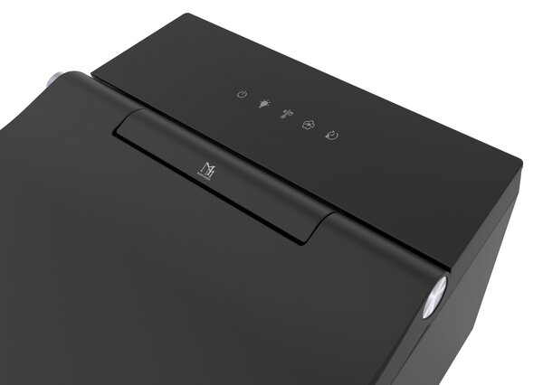 Major&Maker Black Pearl toaletă cu spălare agăţat fără margine negru 4030F