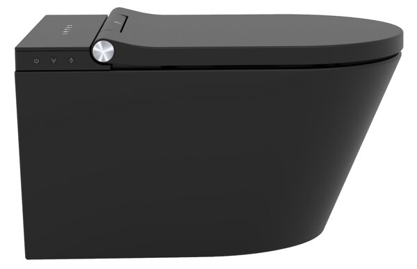 Major&Maker Black Pearl toaletă cu spălare agăţat fără margine negru 4030F