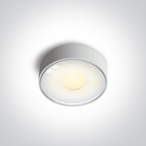 One Light Bazyla plafoniera de exterior 1x6 W alb 67484/W/W