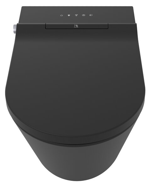 Major&Maker Black Pearl toaletă cu spălare agăţat fără margine negru 4030F