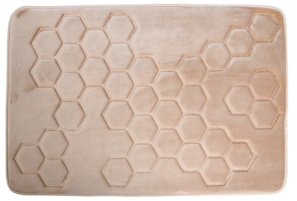 Hyggli Honey covor de baie 90x60 cm dreptunghiular bej 70-091