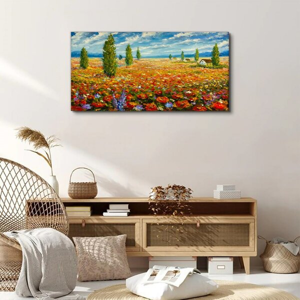 Tablou canvas Pictură Flori de câmp