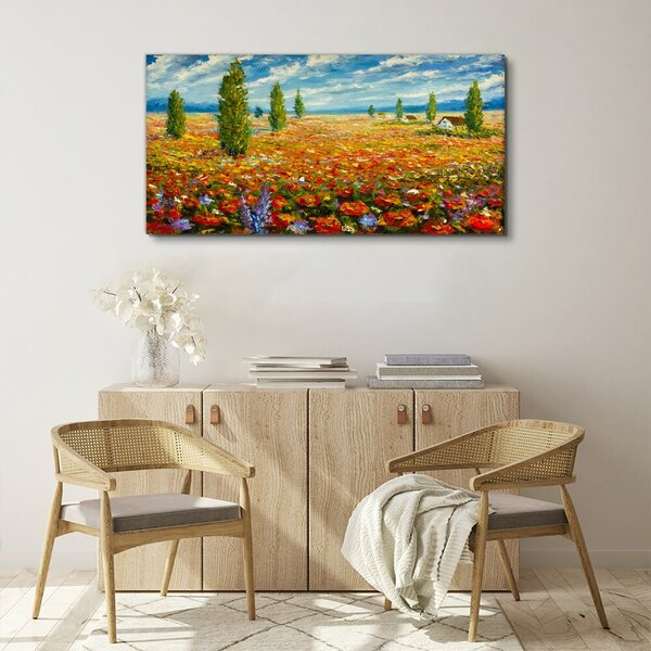 Tablou canvas Pictură Flori de câmp