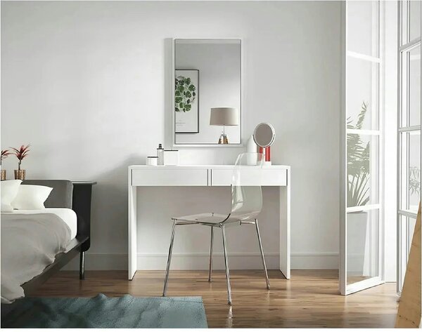 Masa de toaleta/masa birou VIOLET, alb, DTD laminat, 115x40x78 cm