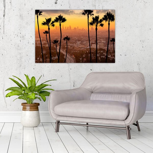 Tablou - Panorama din Los Angeles (90x60 cm)
