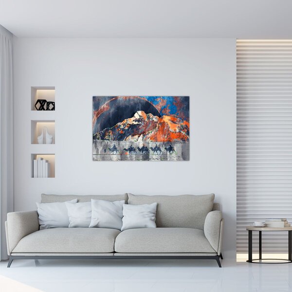 Tablou - Ilustrație de sweathouses (90x60 cm)