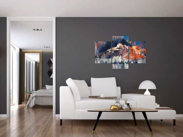Tablou - Ilustrație de sweathouses (90x60 cm)