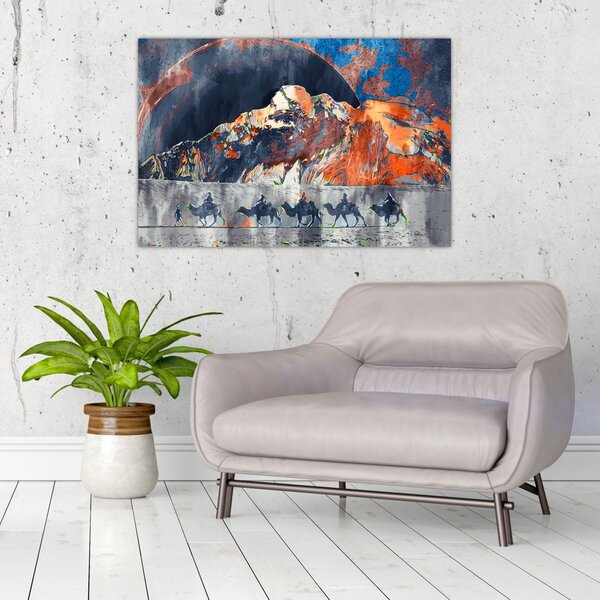 Tablou - Ilustrație de sweathouses (90x60 cm)