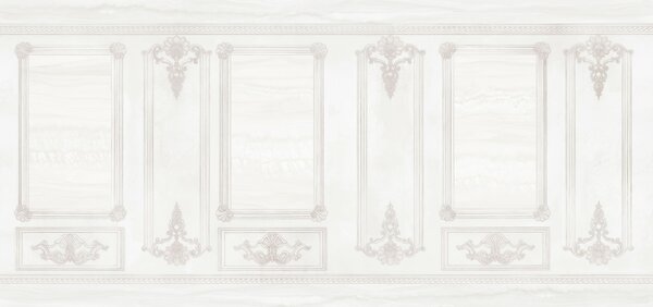 Fototapet Perete alb cu motive ornamentale, Fototapet designer, Fototapet populare, t00897 - Tapeko.ro