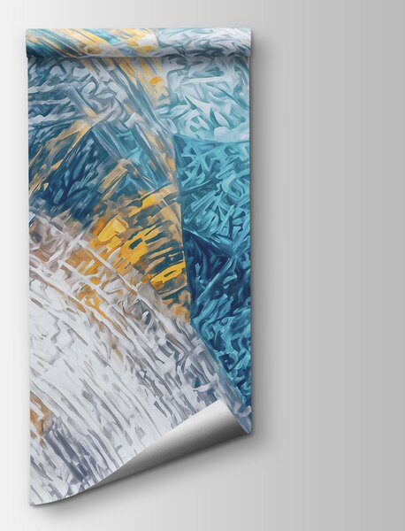 Fototapet Trăsături abstracte în culori vibrante, Fototapet abstracte, Fototapet populare, t00901 - Tapeko.ro