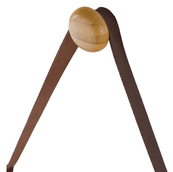 Oglinda LEMI 1, bambus natural, lemn de bambus, 45x2x45 cm