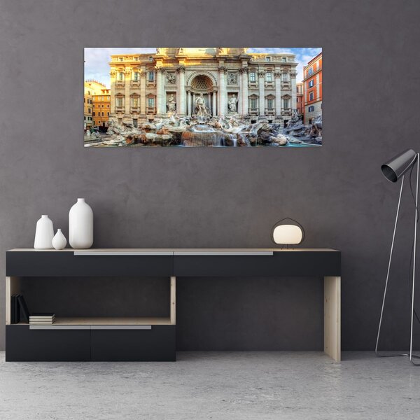 Tablou - Fântâna Trevi (120x50 cm)