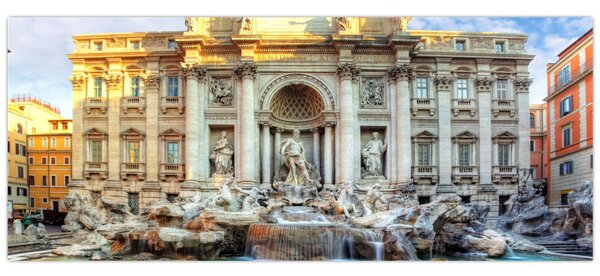 Tablou - Fântâna Trevi (120x50 cm)