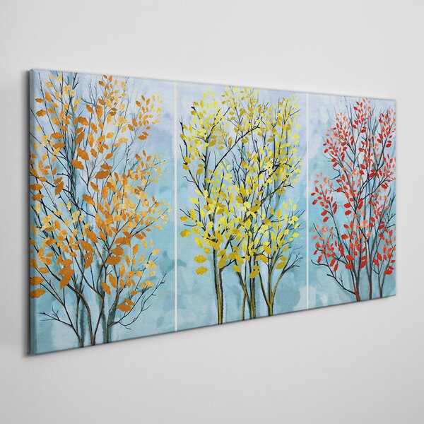 Tablou canvas copac frunze ramuri