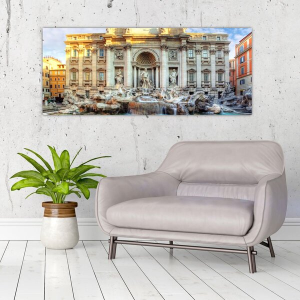 Tablou - Fântâna Trevi (120x50 cm)