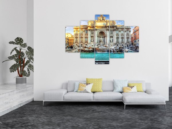 Tablou - Fântâna Trevi (150x105 cm)