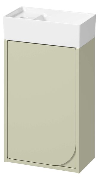 Cersanit Crea II dulap 39.2x21.5x59.2 cm sub chiuveta pe perete verde S1058-029
