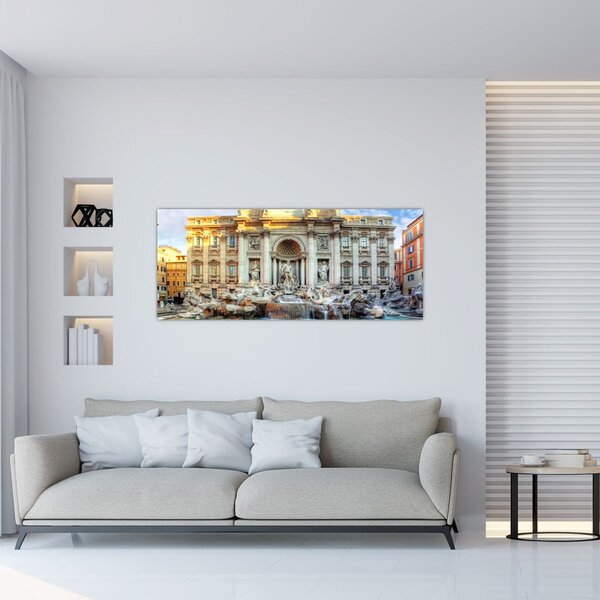 Tablou - Fântâna Trevi (120x50 cm)
