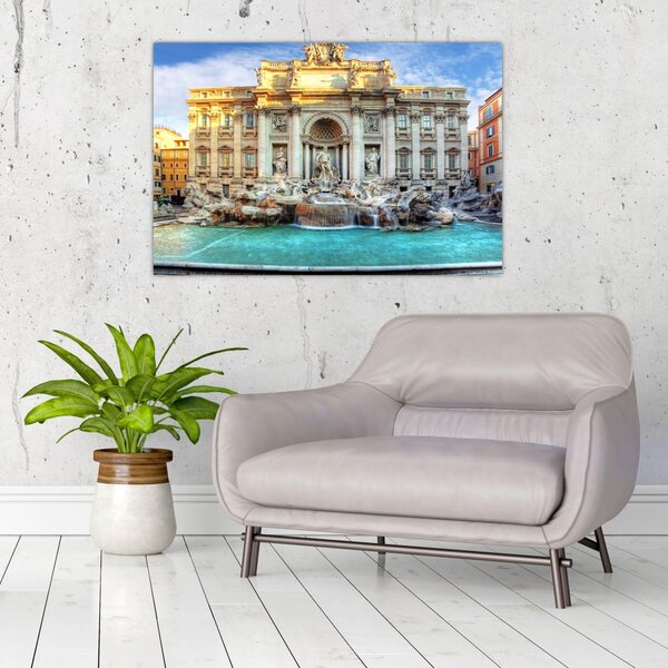 Tablou - Fântâna Trevi (90x60 cm)