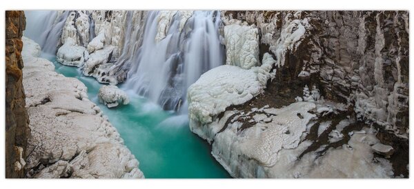 Tablou - Natura islandeză (120x50 cm)