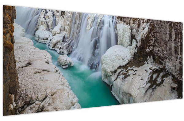 Tablou - Natura islandeză (120x50 cm)