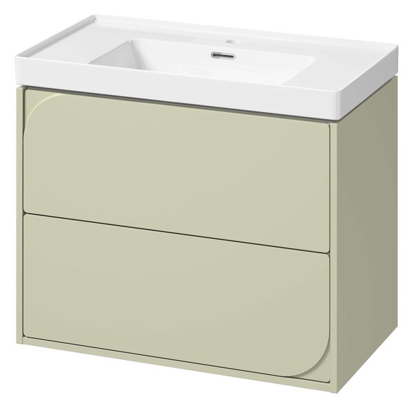 Cersanit Crea II dulap 79.4x44.7x62.1 cm sub chiuveta pe perete verde S1058–031
