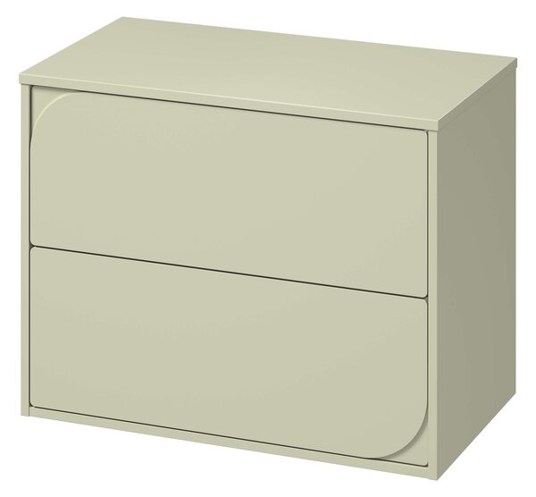 Cersanit Crea II dulap 79.4x44.7x62.1 cm sub chiuveta pe perete verde S1058–031