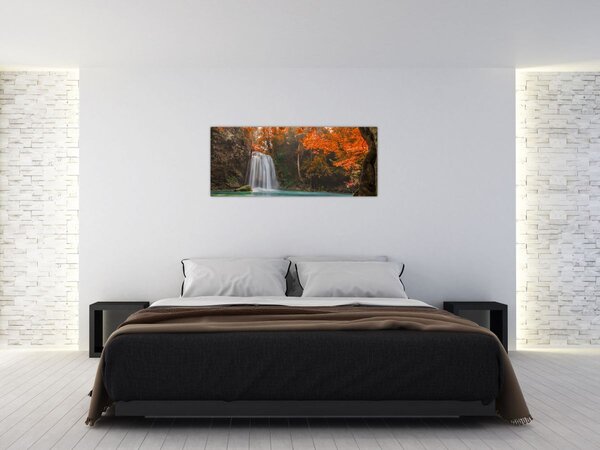 Tablou - Cascadă în Thailanda (120x50 cm)
