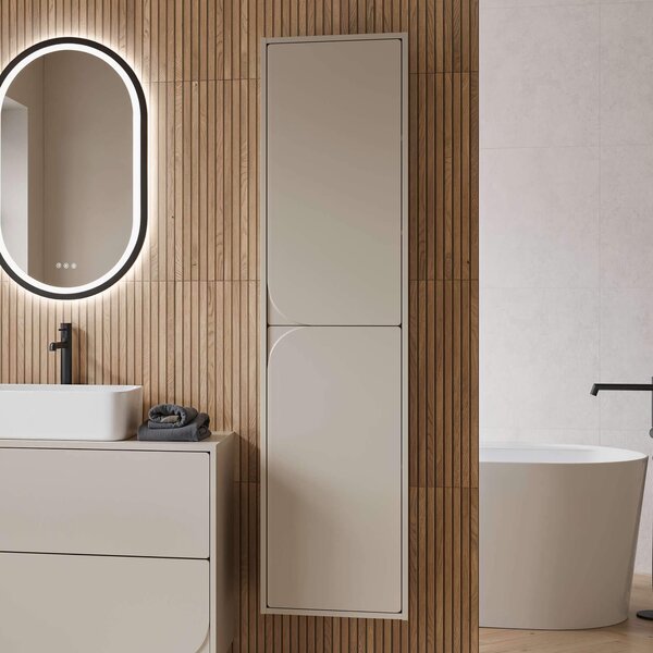 Cersanit Crea II dulap 40x30x160 cm laterala pe perete bej S1058–018