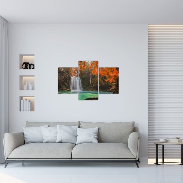 Tablou - Cascadă în Thailanda (90x60 cm)