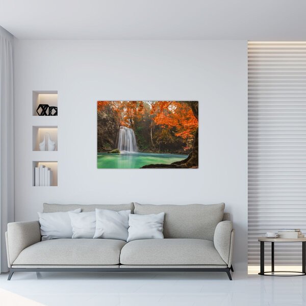 Tablou - Cascadă în Thailanda (90x60 cm)