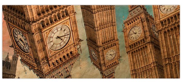 Tablou - Big Ben, Londra (120x50 cm)