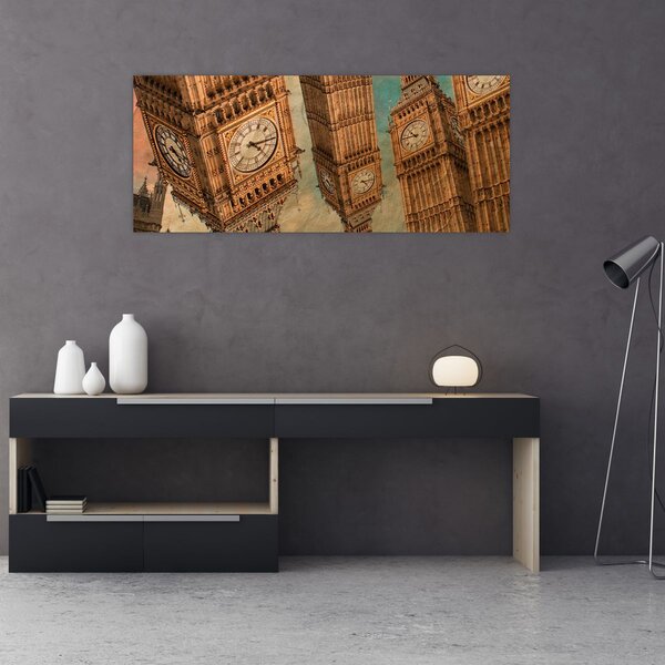 Tablou - Big Ben, Londra (120x50 cm)