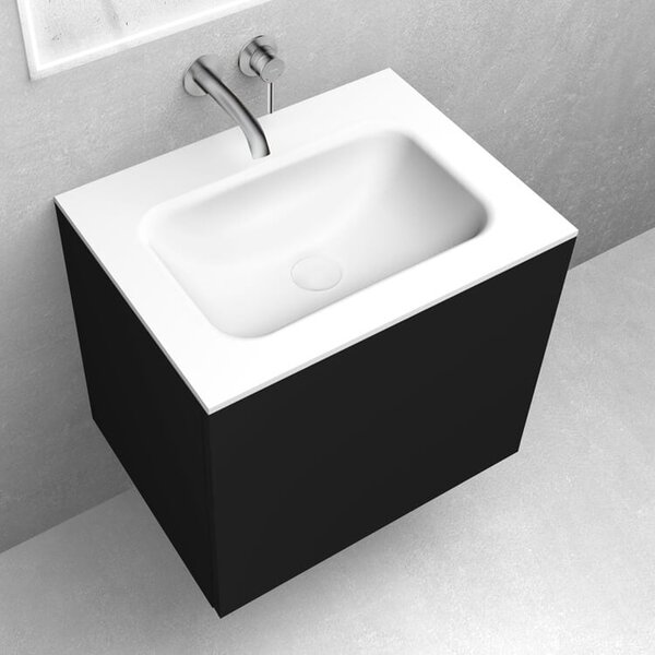 Oltens Kalla lavoar 60.2x46 cm dreptunghiular mobilier alb mat 40209900