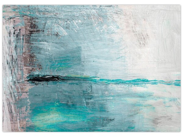Tablou - pictură abstractă în ulei (70x50 cm)