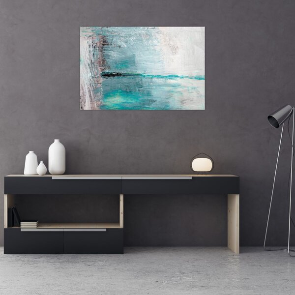 Tablou - pictură abstractă în ulei (90x60 cm)