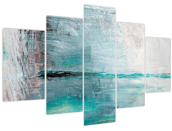 Tablou - pictură abstractă în ulei (150x105 cm)