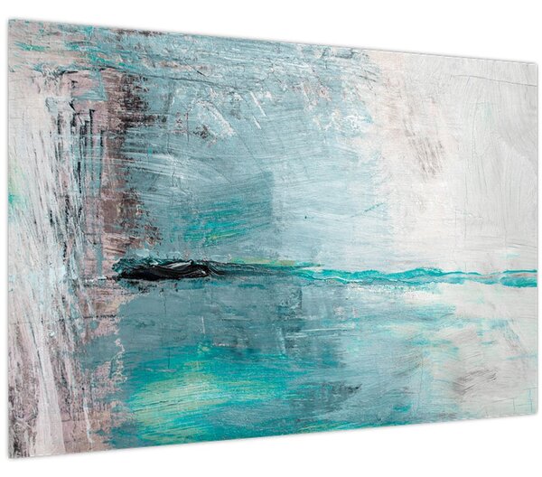 Tablou - pictură abstractă în ulei (90x60 cm)