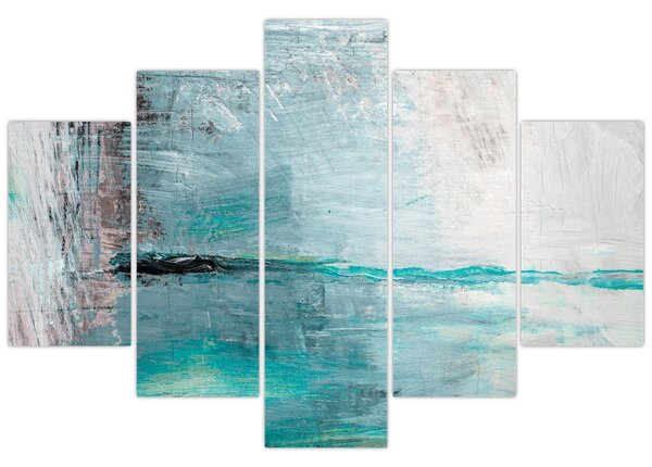 Tablou - pictură abstractă în ulei (150x105 cm)