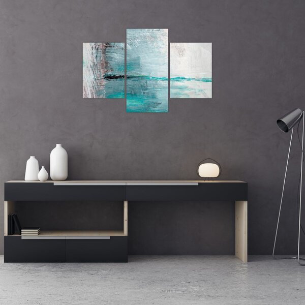Tablou - pictură abstractă în ulei (90x60 cm)
