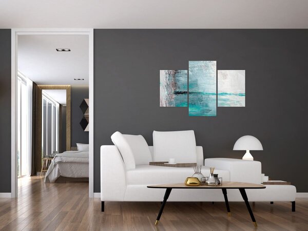 Tablou - pictură abstractă în ulei (90x60 cm)