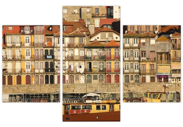Tablou - Cartierul Waterfront, Portugalia (90x60 cm)