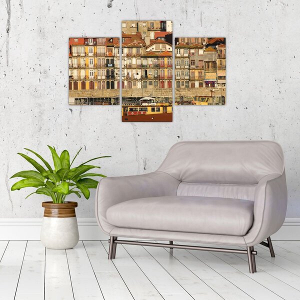 Tablou - Cartierul Waterfront, Portugalia (90x60 cm)