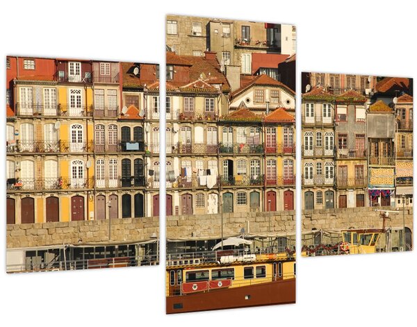 Tablou - Cartierul Waterfront, Portugalia (90x60 cm)